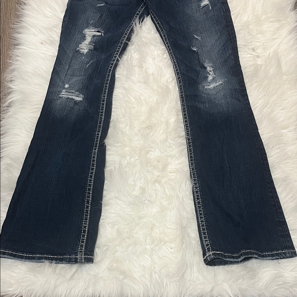 Silver Jeans Dark Blue Boot Cut Jeans - Picture 4 of 7